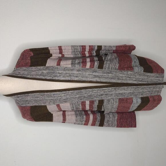 NWOT Bobeau Petite Women's Gray/Red Cardigan Size Small Petite - Picture 1 of 9